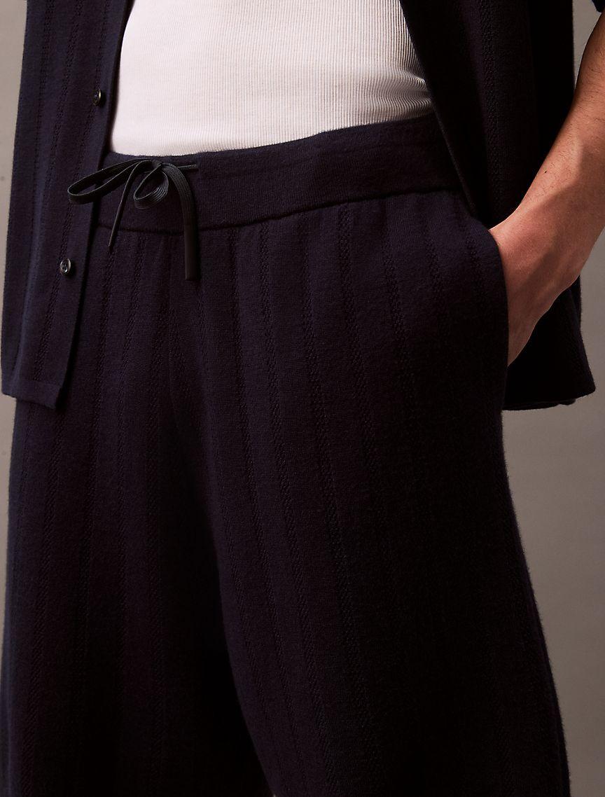 Jacquard Mesh Pull-On Sweater Shorts Product Image