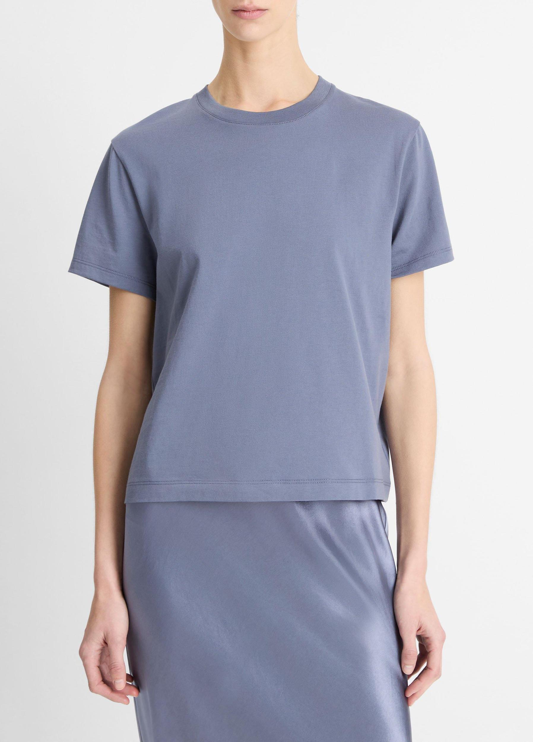 Pima Cotton Crew Neck T-Shirt Product Image