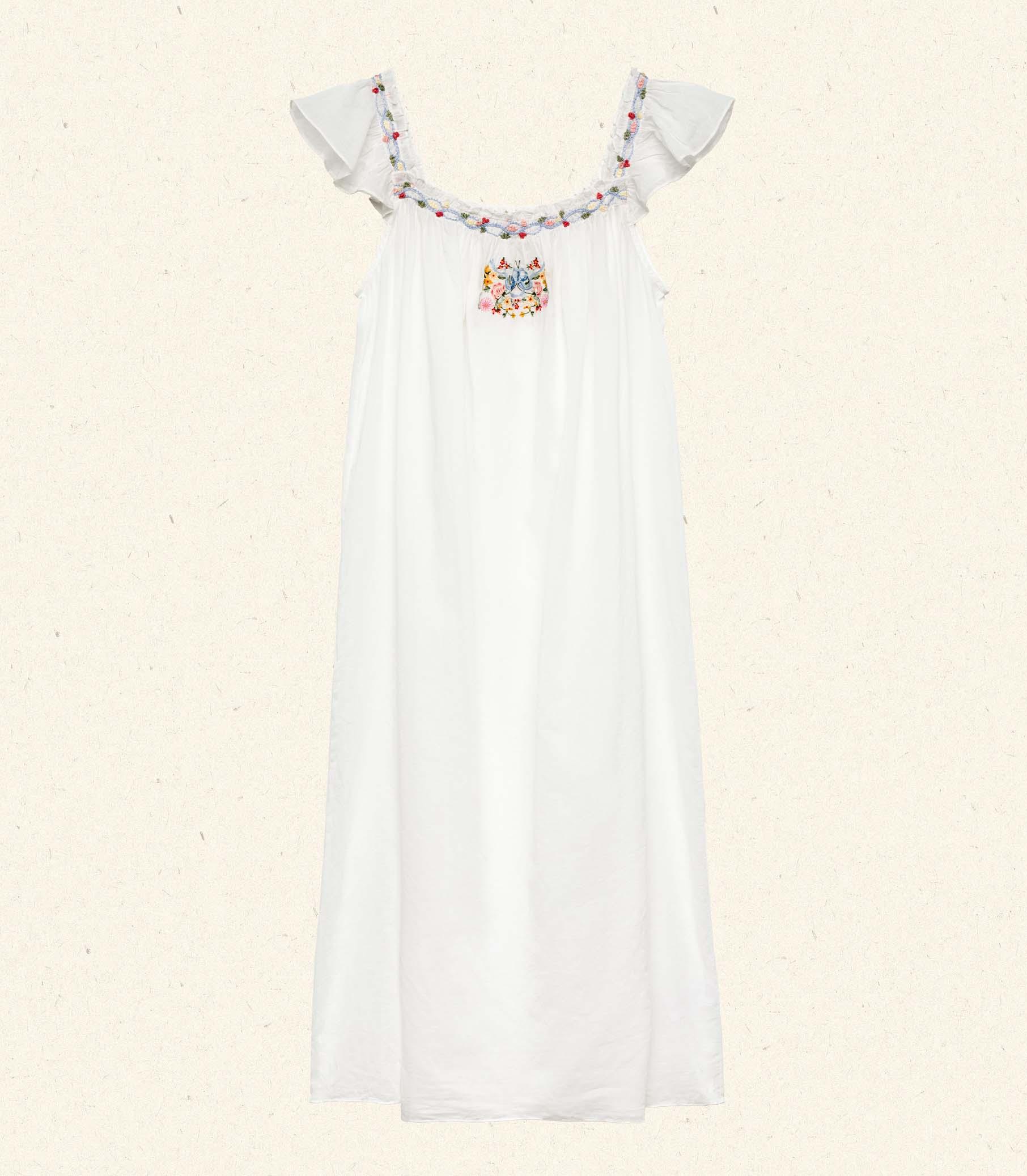ORELLE NIGHTGOWN -- SALT Product Image