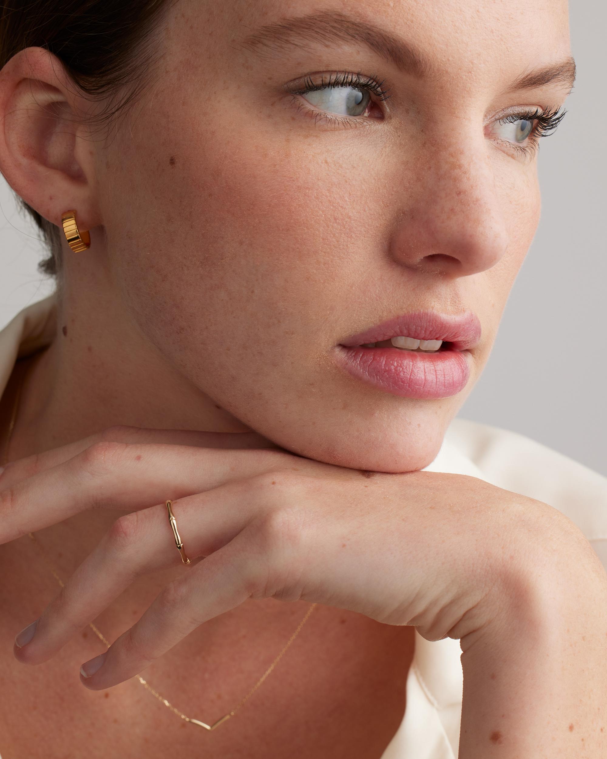 Quince | Women's 14K Gold Bamboo Ring Product Image