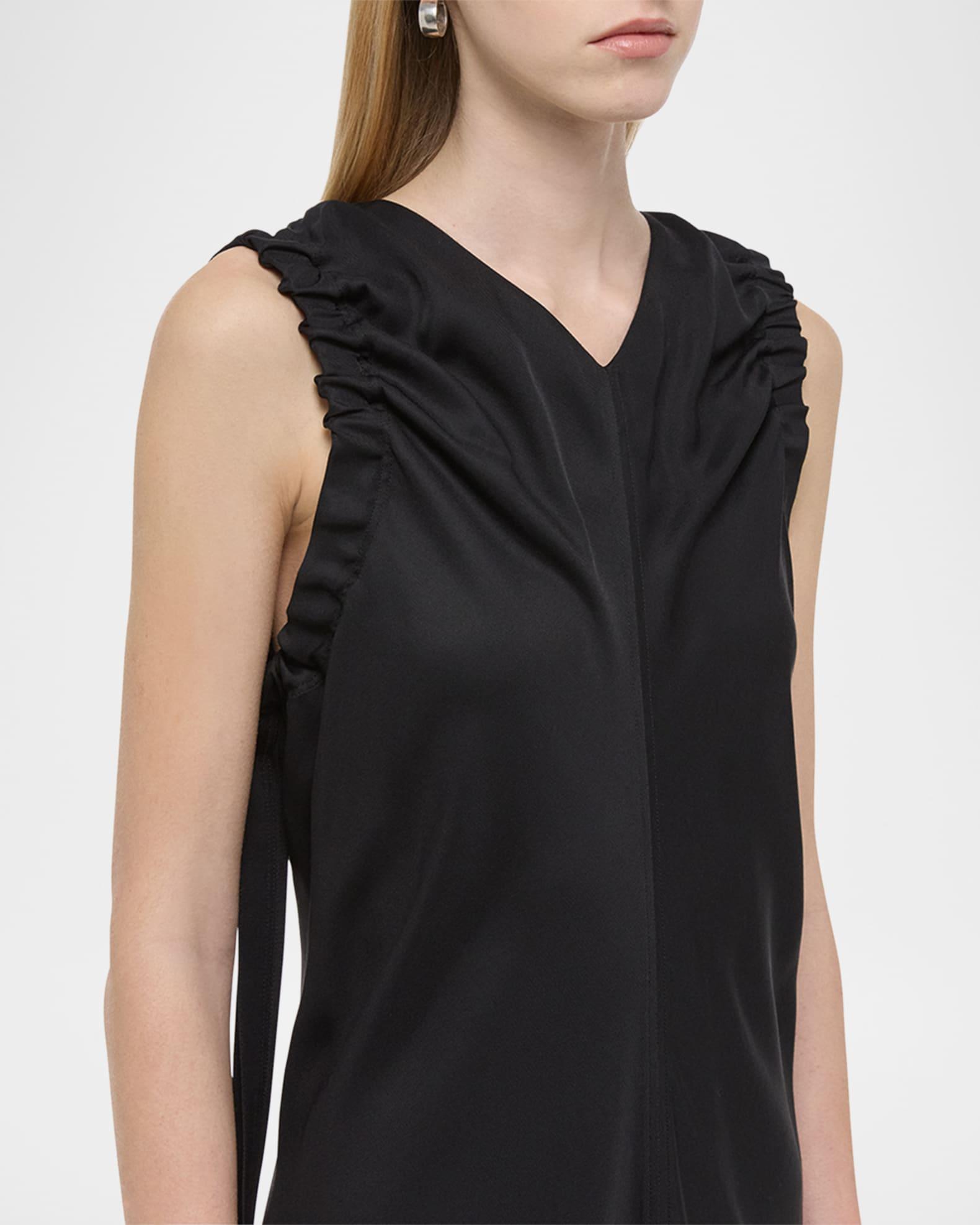 Ruched Sleeveless Maxi Dress Product Image