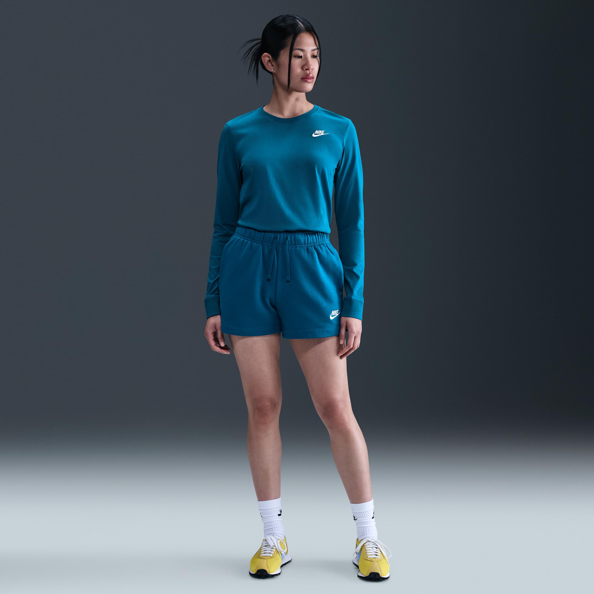 Womens Nike Sportswear Club Long-Sleeve T-Shirt | HF0780-301 Product Image
