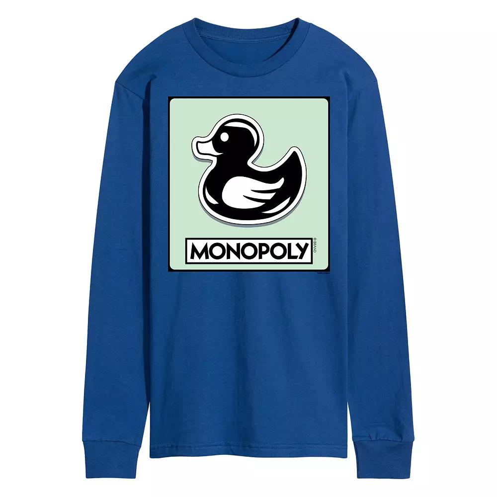 Men's Monopoly Duck Token Long Sleeve Graphic Tee,  Product Image