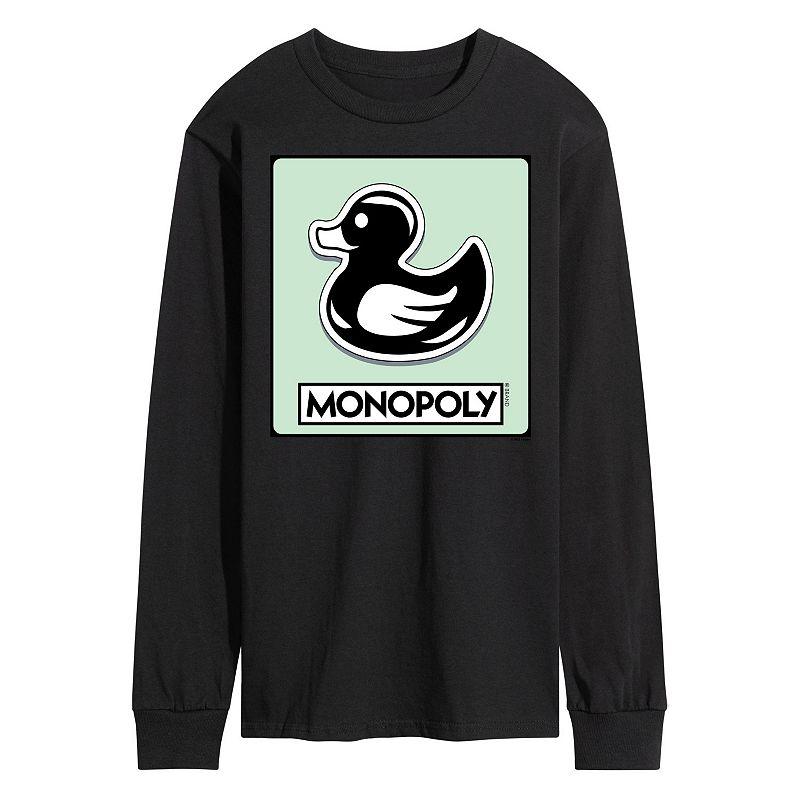 Men's Monopoly Duck Token Long Sleeve Graphic Tee,  Product Image