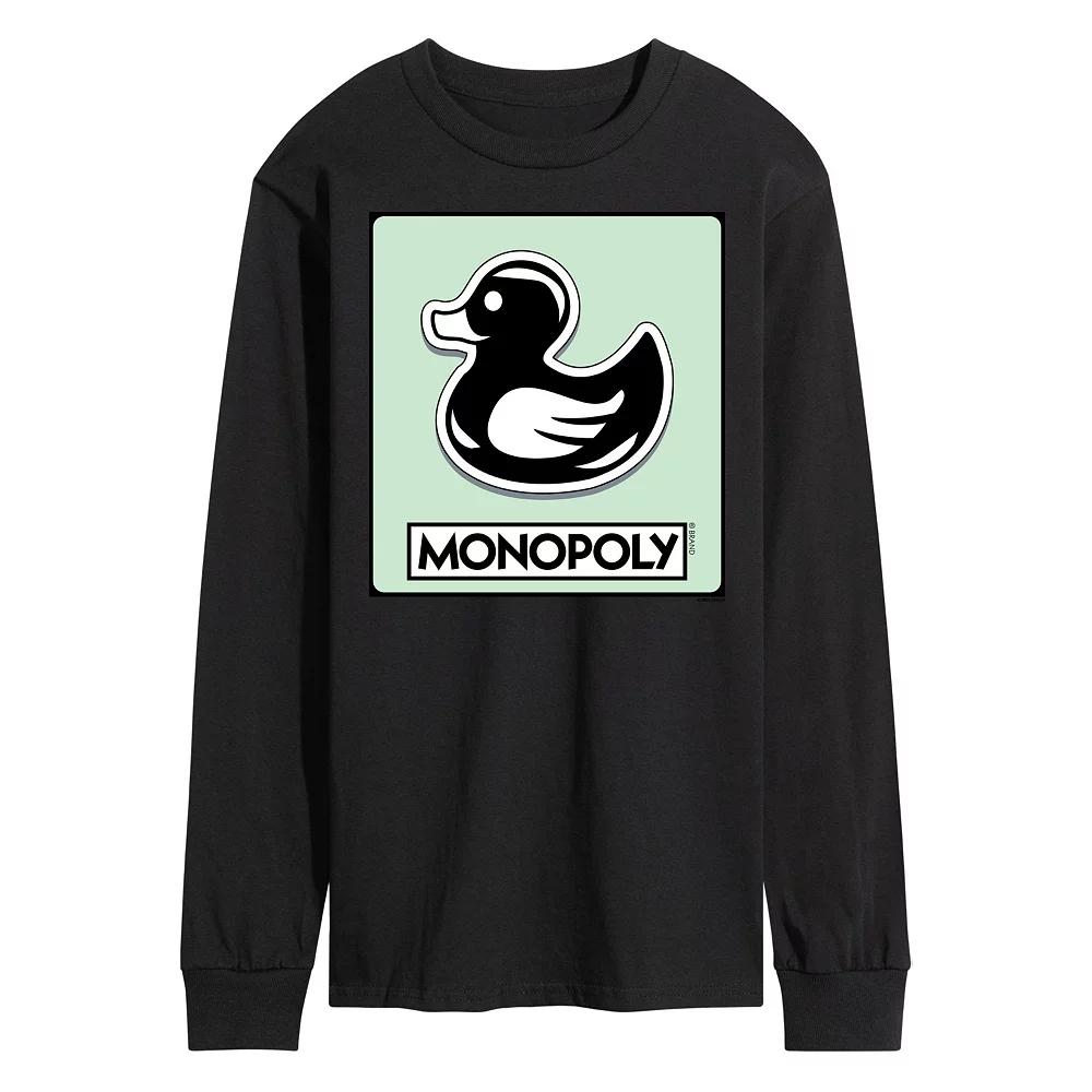 Men's Monopoly Duck Token Long Sleeve Graphic Tee,  Product Image