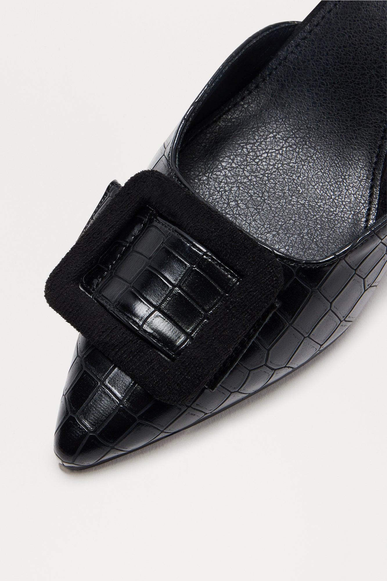 Vault Buckle Pumps - Black Product Image