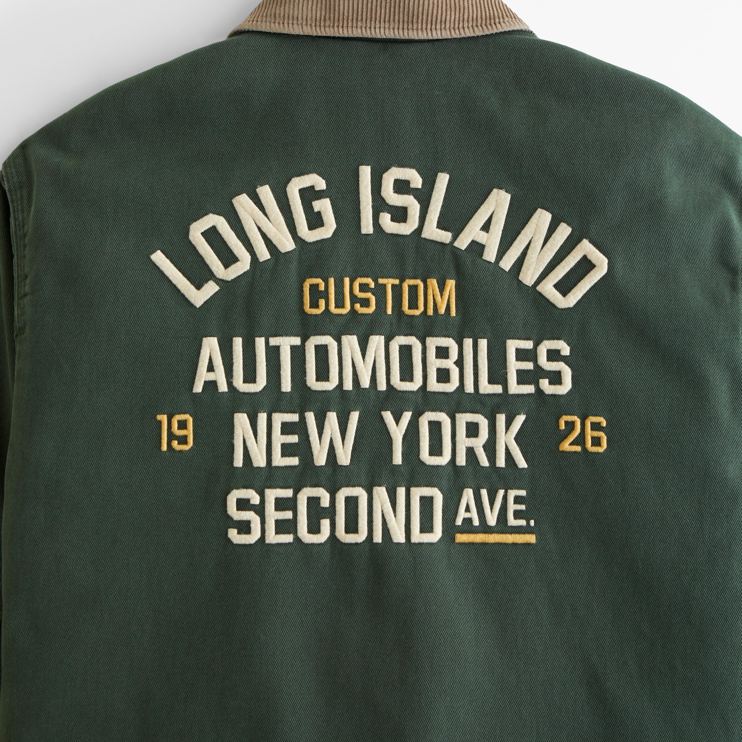 Cropped Zip Workwear Jacket Product Image