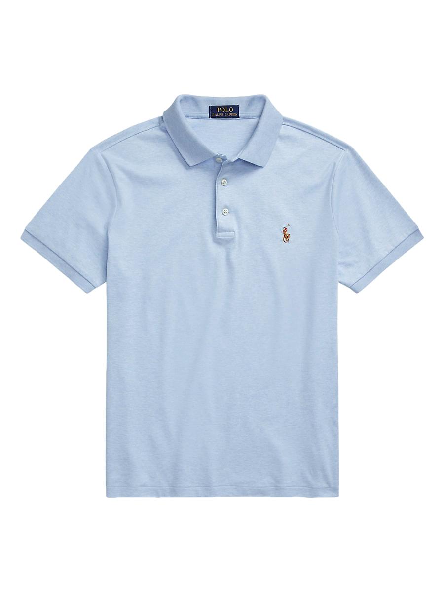 Mens Cotton Slim-Fit Polo Shirt Product Image