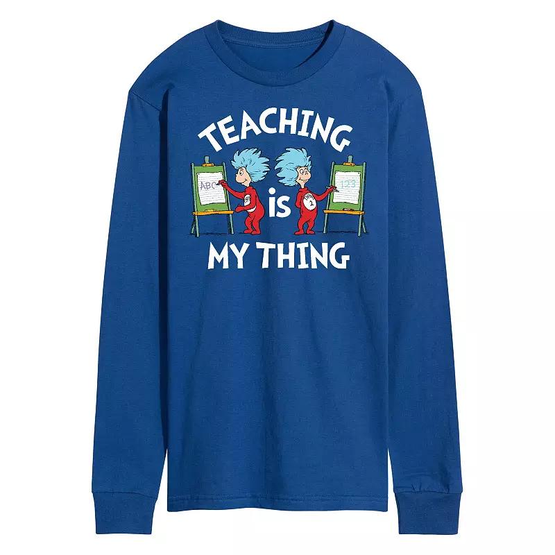 Men's Dr. Seuss Teaching Is My Thing Long Sleeve,  Product Image