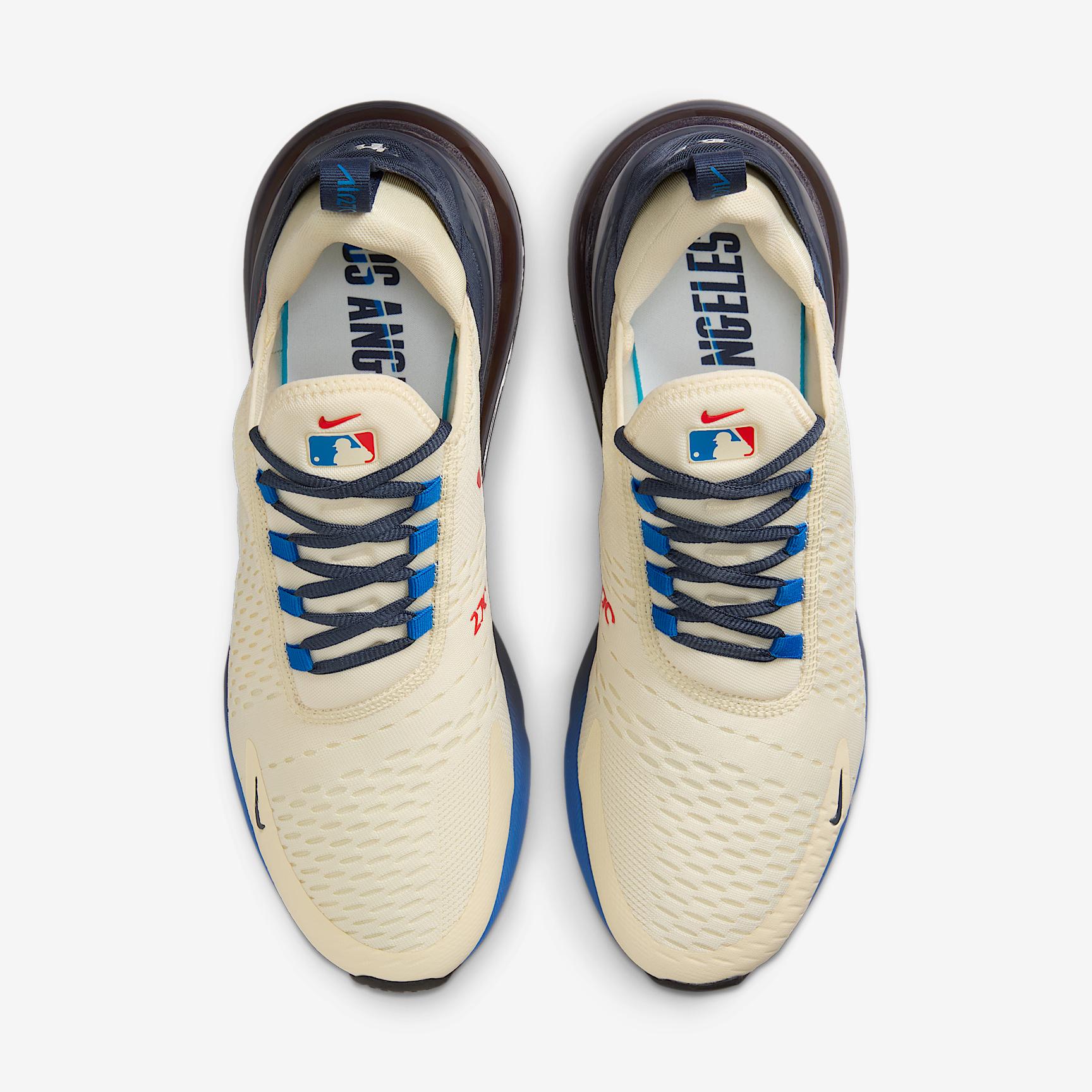 Los Angeles Dodgers Nike Men's Air Max 270 Shoes Product Image