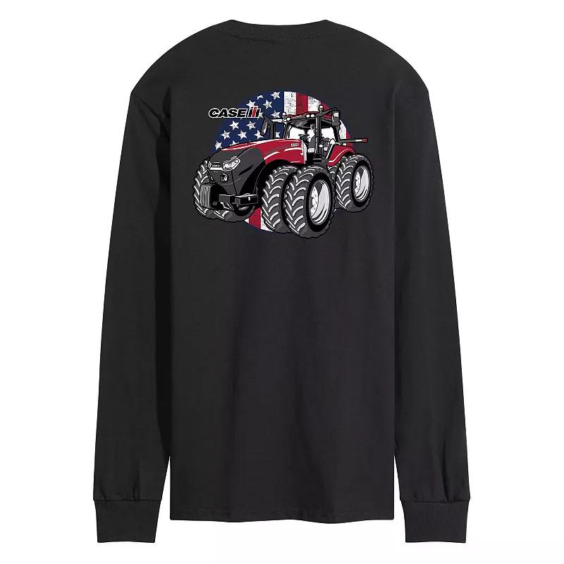 Men's Case IH Magnum With Flag Long Sleeve Tee,  Product Image