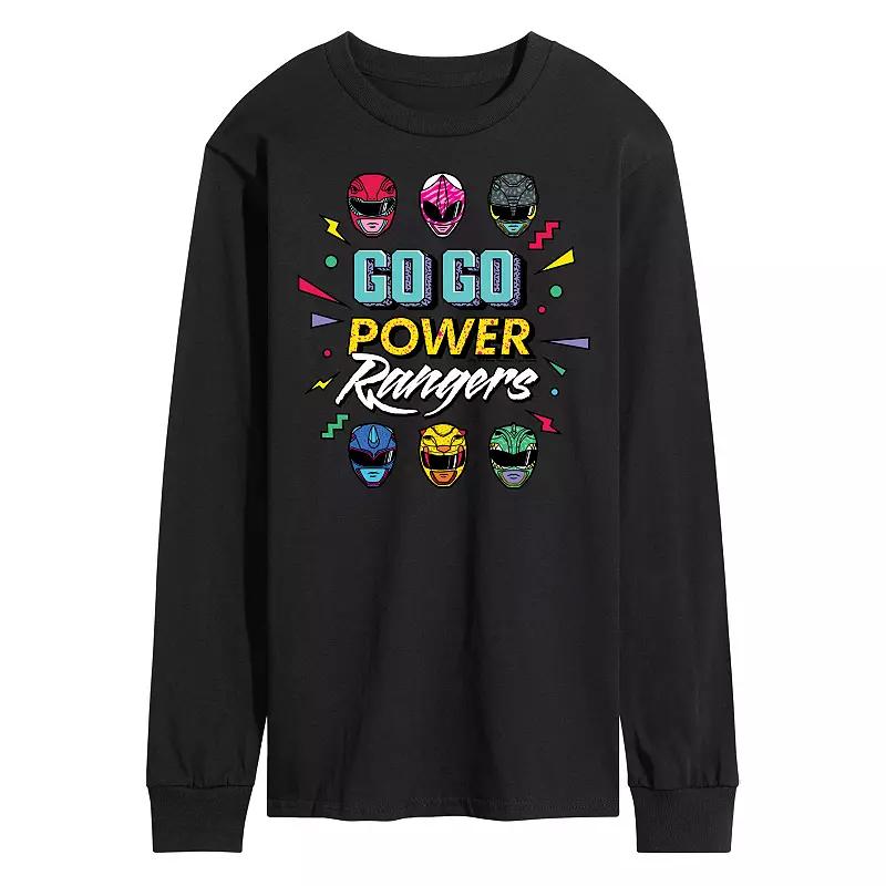 Men's Power Rangers Go Go Long Sleeve Graphic Tee,  Product Image