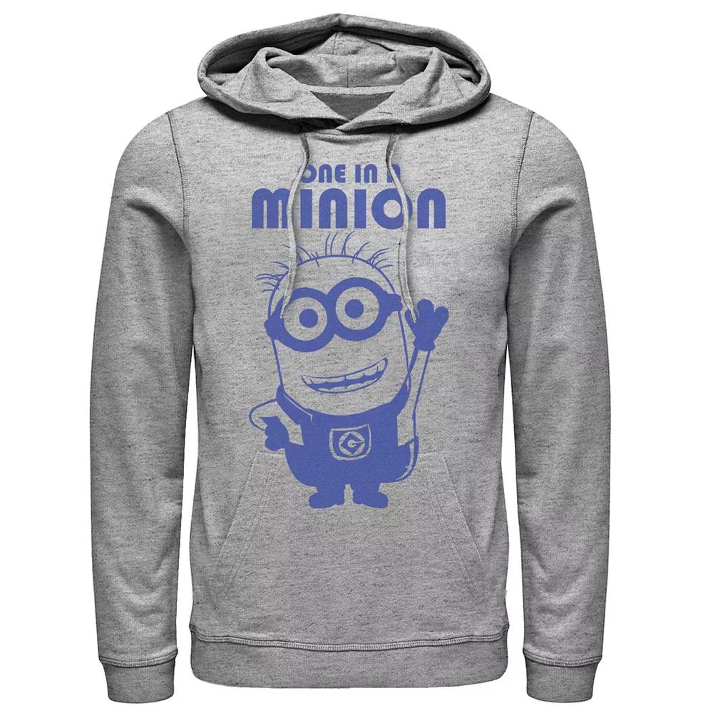 Men's Despicable Me Minions Blue Bob Waving Hoodie,  Product Image