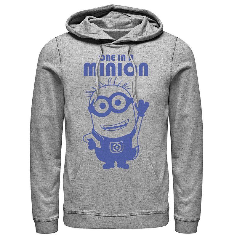 Men's Despicable Me Minions Blue Bob Waving Hoodie,  Product Image