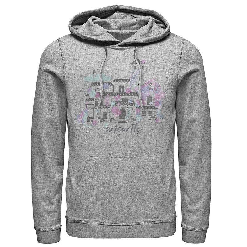 Disney's Encanto Men's Home Water Color Portrait Hoodie, Size: XXL, Athletic Grey Product Image
