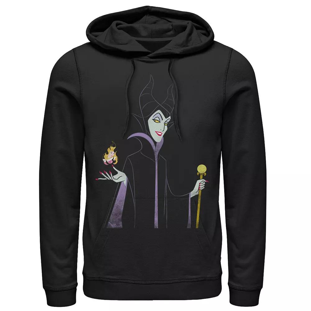Disney's Sleeping Beauty Maleficent Aurora Flame Men's Hoodie, Size: XXL, Black Product Image
