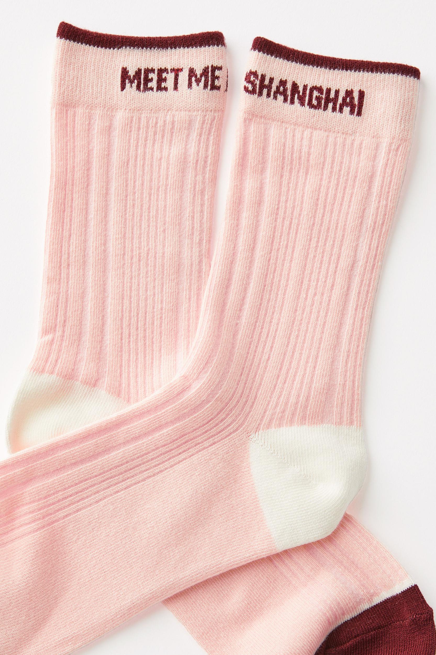 Graphic Crew Sock Product Image