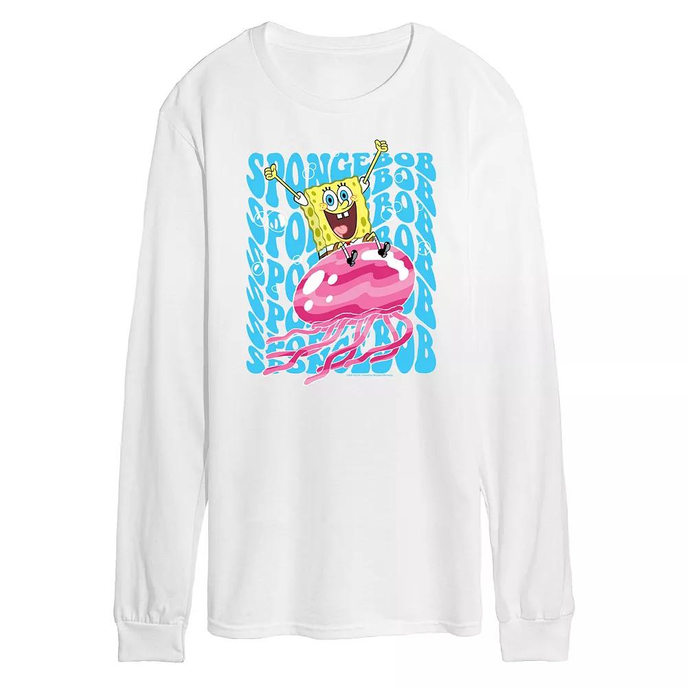 Men's Nickelodeon SpongeBob Squarepants Jelly Wave Long Sleeve,  Product Image
