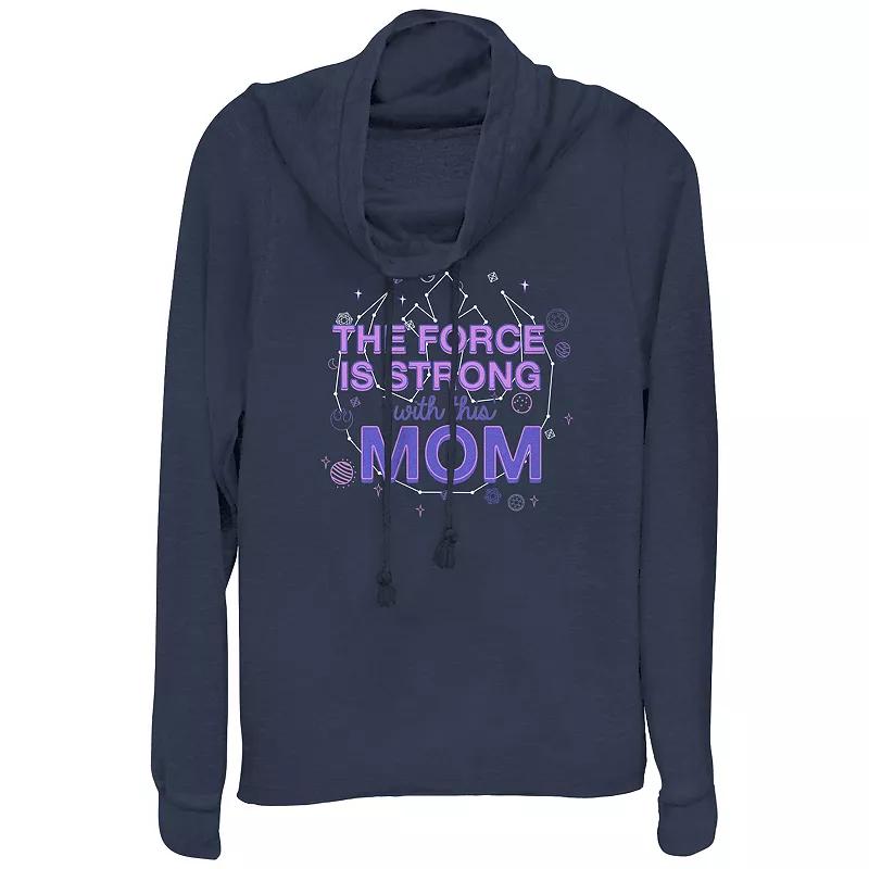 Women's Plus Wine Tasting Team Captain Cowlneck Graphic Lightweight Long Sleeve,  Product Image