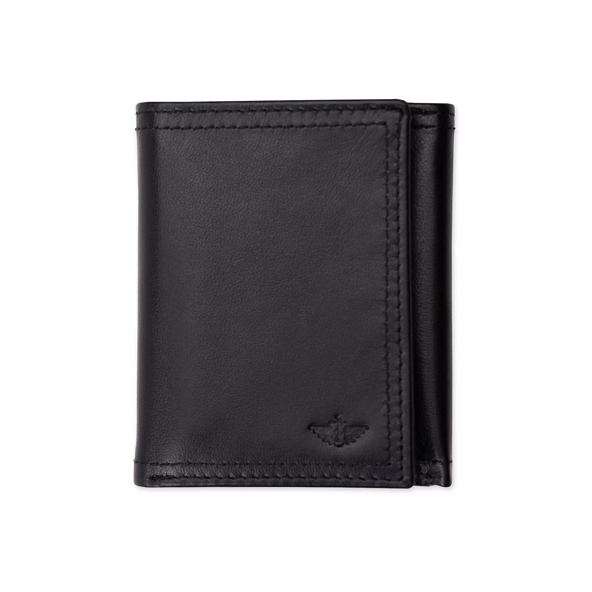 Mens Dockers RFID-Blocking Extra Capacity Leather Trifold Wallet Product Image