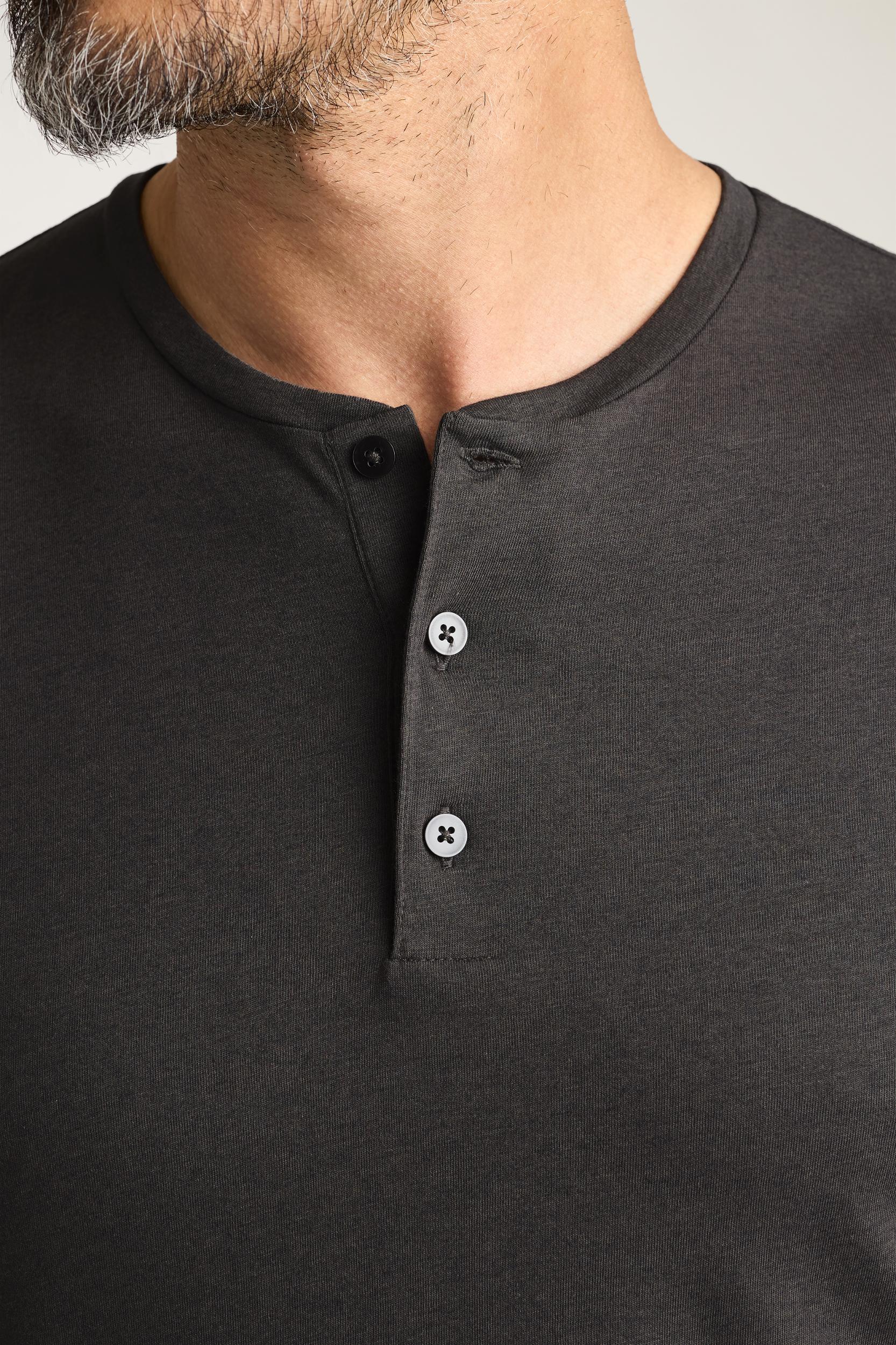 Pima Performance Long Sleeve Henley Product Image