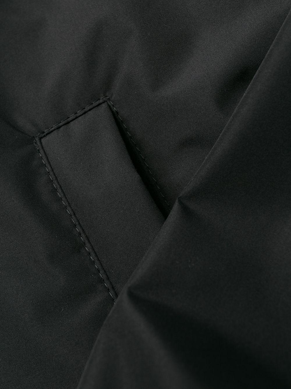 logo-appliqué hooded jacket Product Image