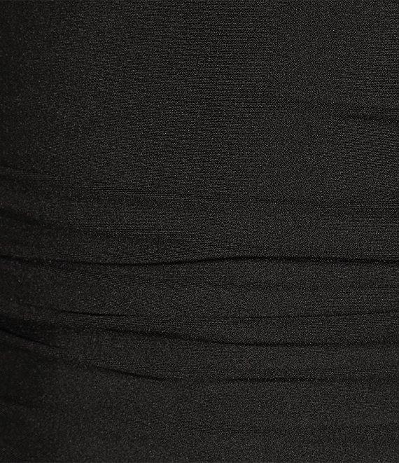 B. Darlin Sweetheart Neck Wide Strap Bustier Ruched Dress Product Image