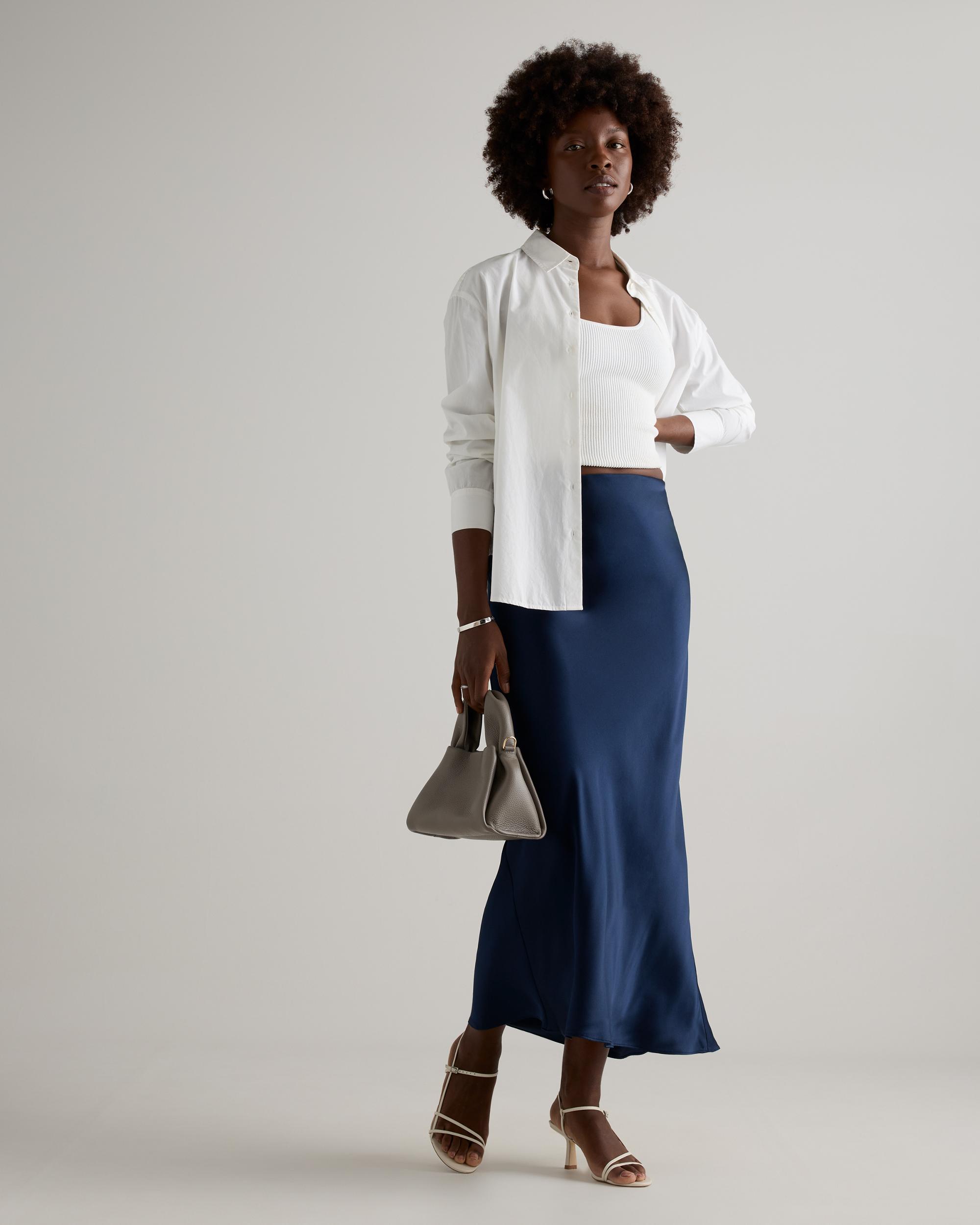 Quince | Women's Maxi Skirt Size XS, Silk Product Image