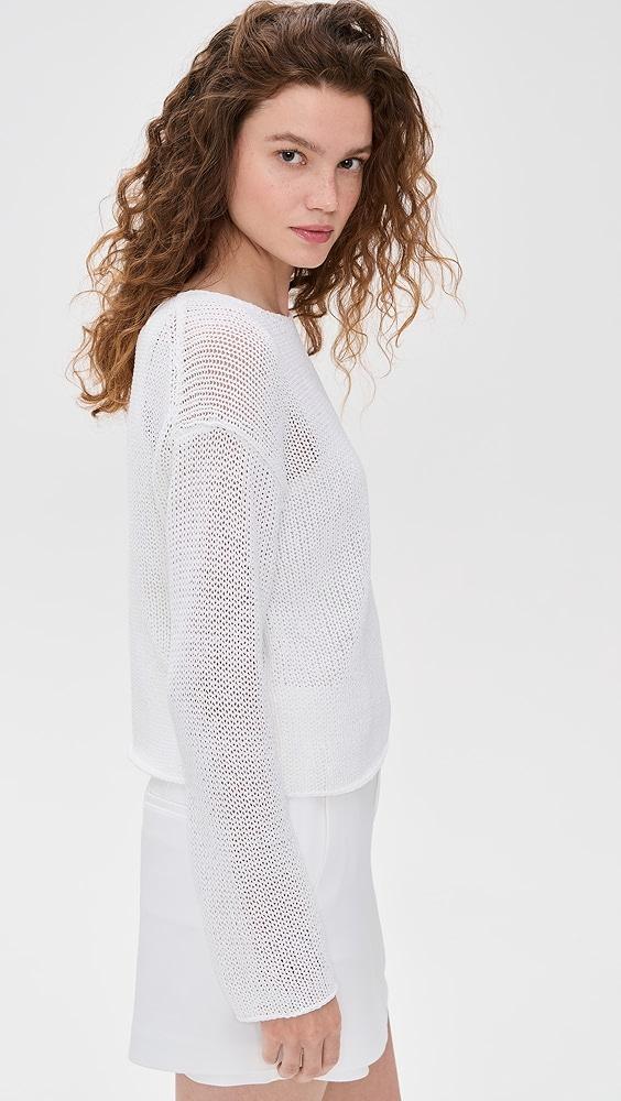 Vince Coated Cotton Pullover | Shopbop Product Image