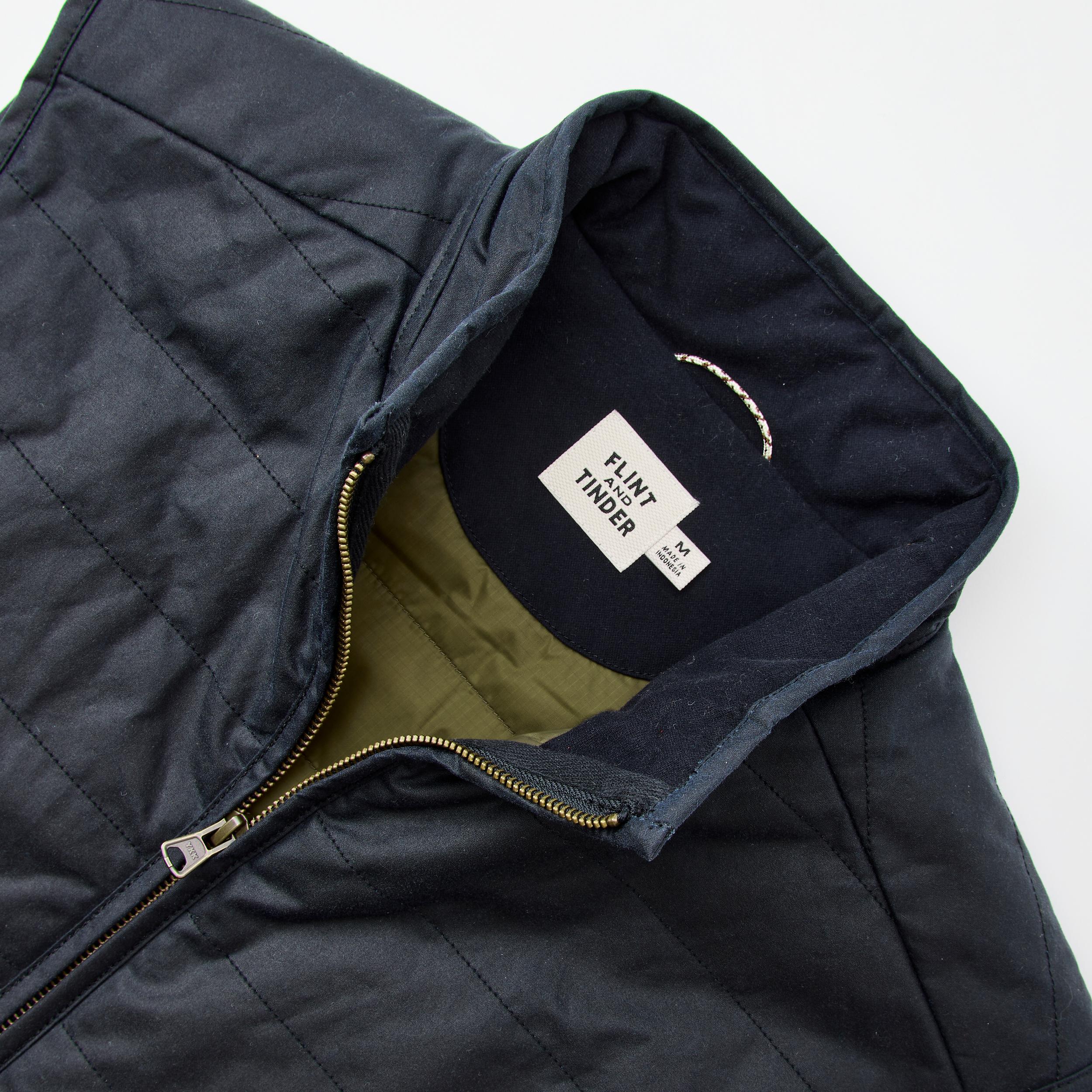 York Quilted Waxed Vest Product Image