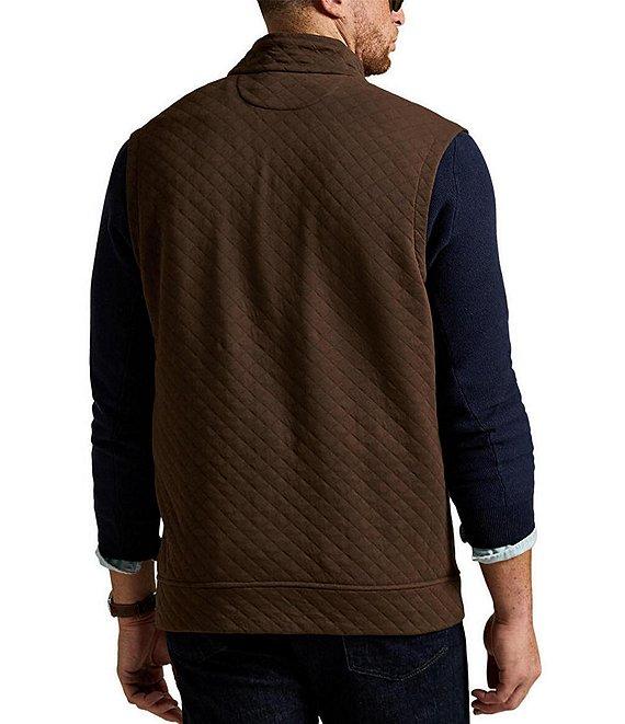 Polo Ralph Lauren Big & Tall Micro-Diamond Quilted Double-Knit Jersey Vest Product Image