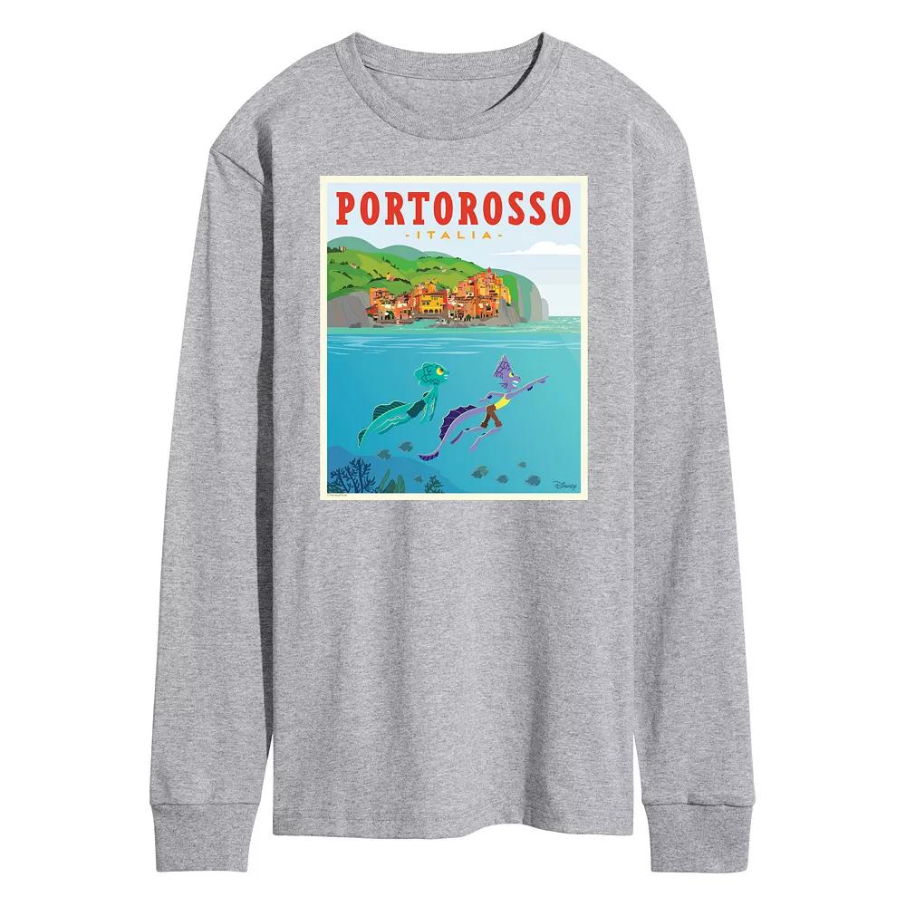 Disney's Luca Men's Italy Postcard Long Sleeve,  Product Image