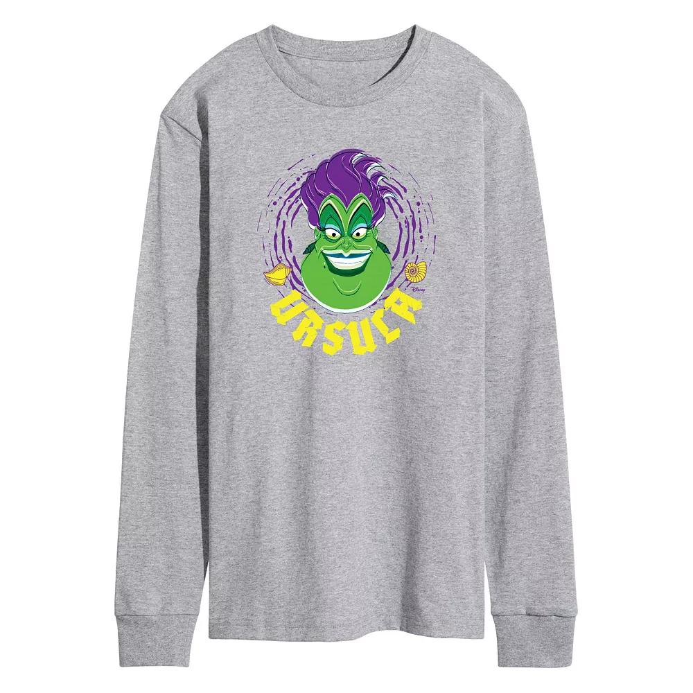 Disney Villains Ursula Men's Long Sleeve Graphic Tee,  Product Image