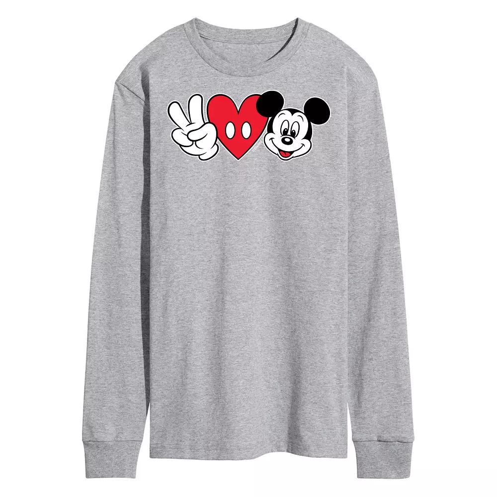 Men's Disney's Peace Love Mickey Tee,  Product Image