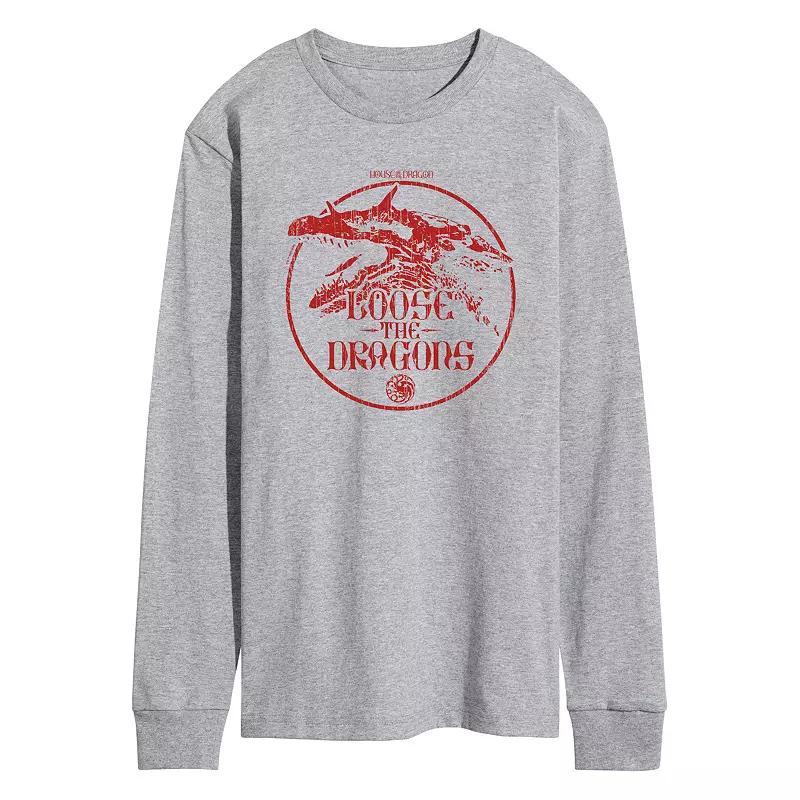Men's House Of The Dragon Loose The Dragons Long Sleeve Graphic Tee,  Product Image