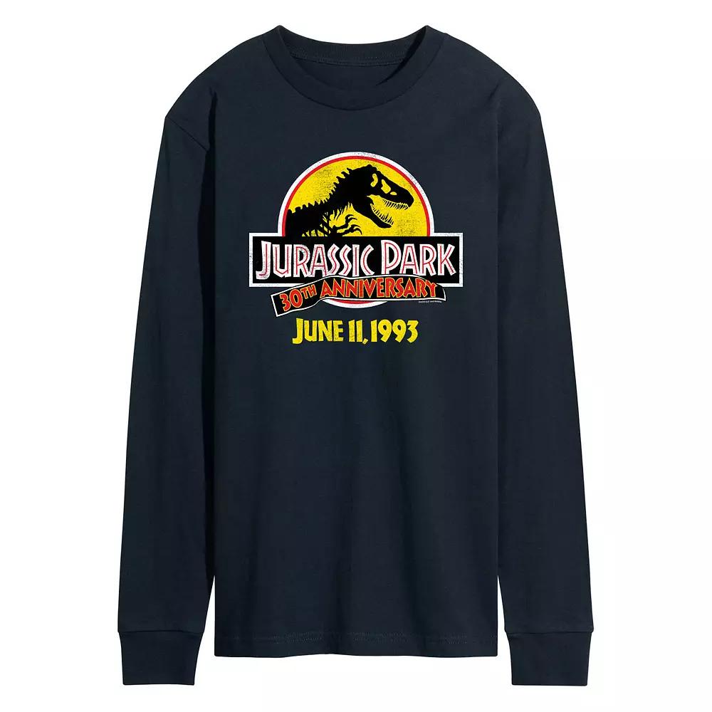 Men's Jurassic World Jurassic Park 30th Logo Long Sleeve,  Product Image