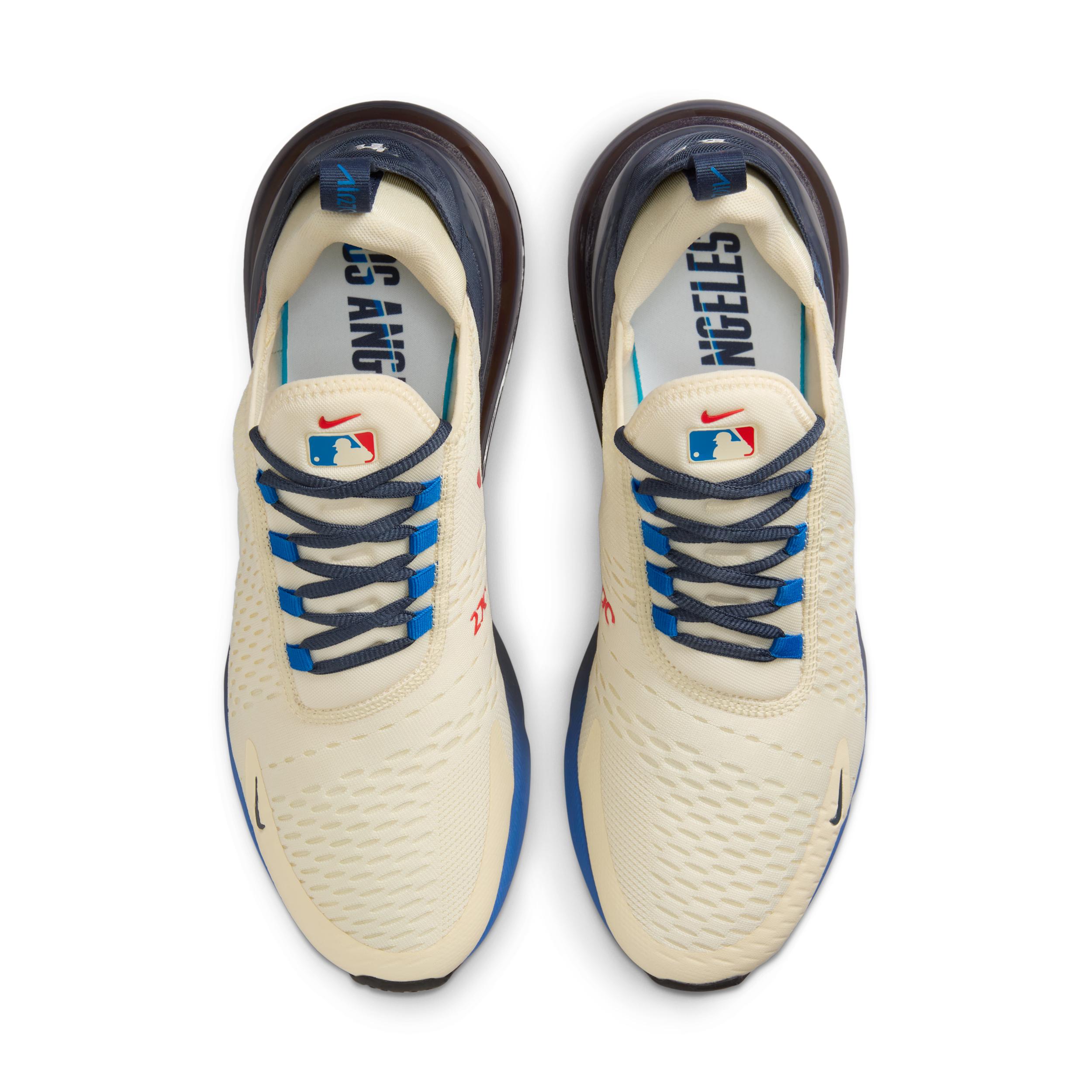 Los Angeles Dodgers Nike Men's Air Max 270 Shoes Product Image