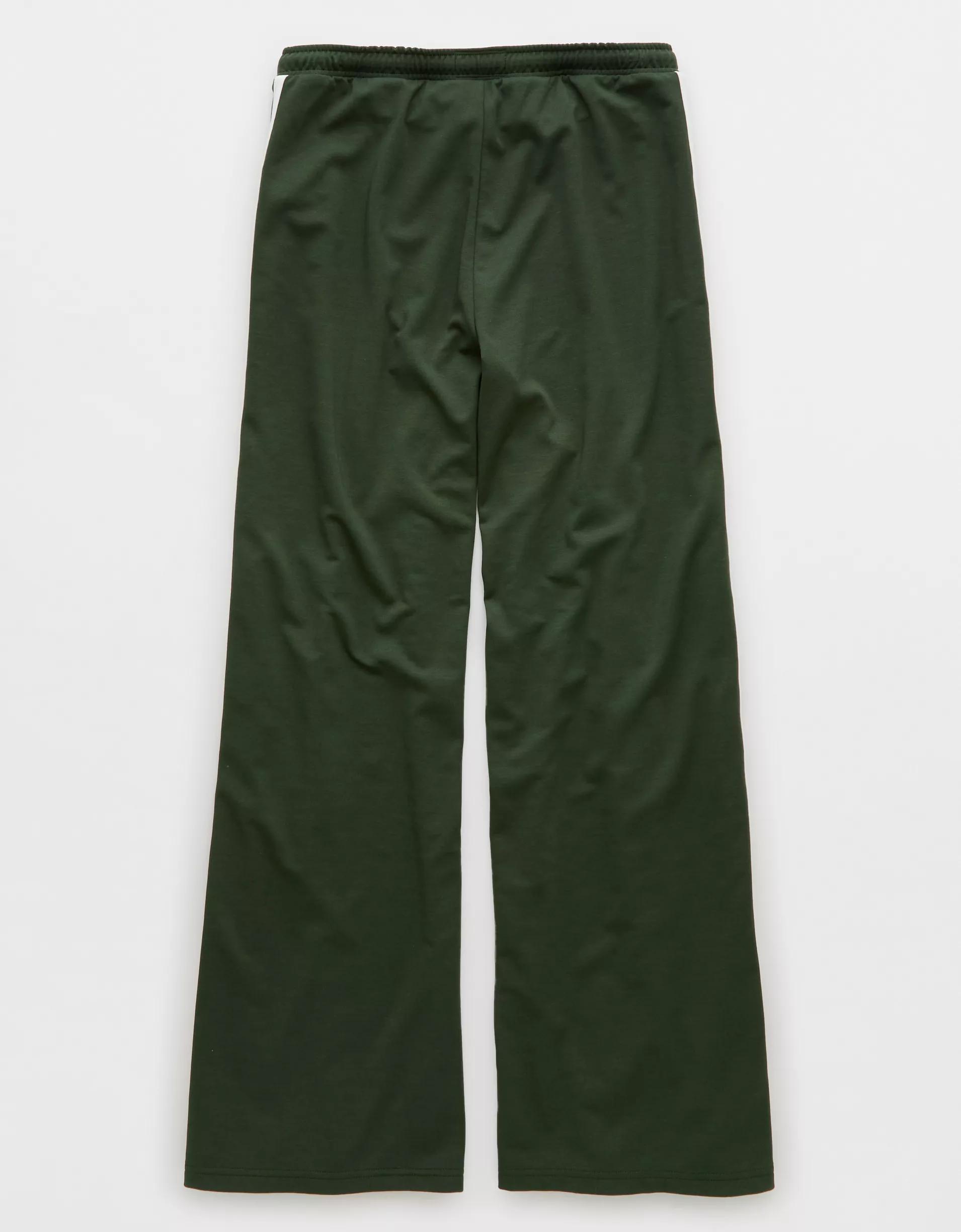 AE Stretch High-Waisted Wide-Leg Track Pant Product Image