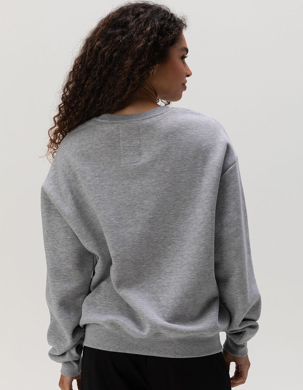 SANRIO Hello Kitty Womens Crewneck Sweatshirt - HEATHER GRAY Product Image