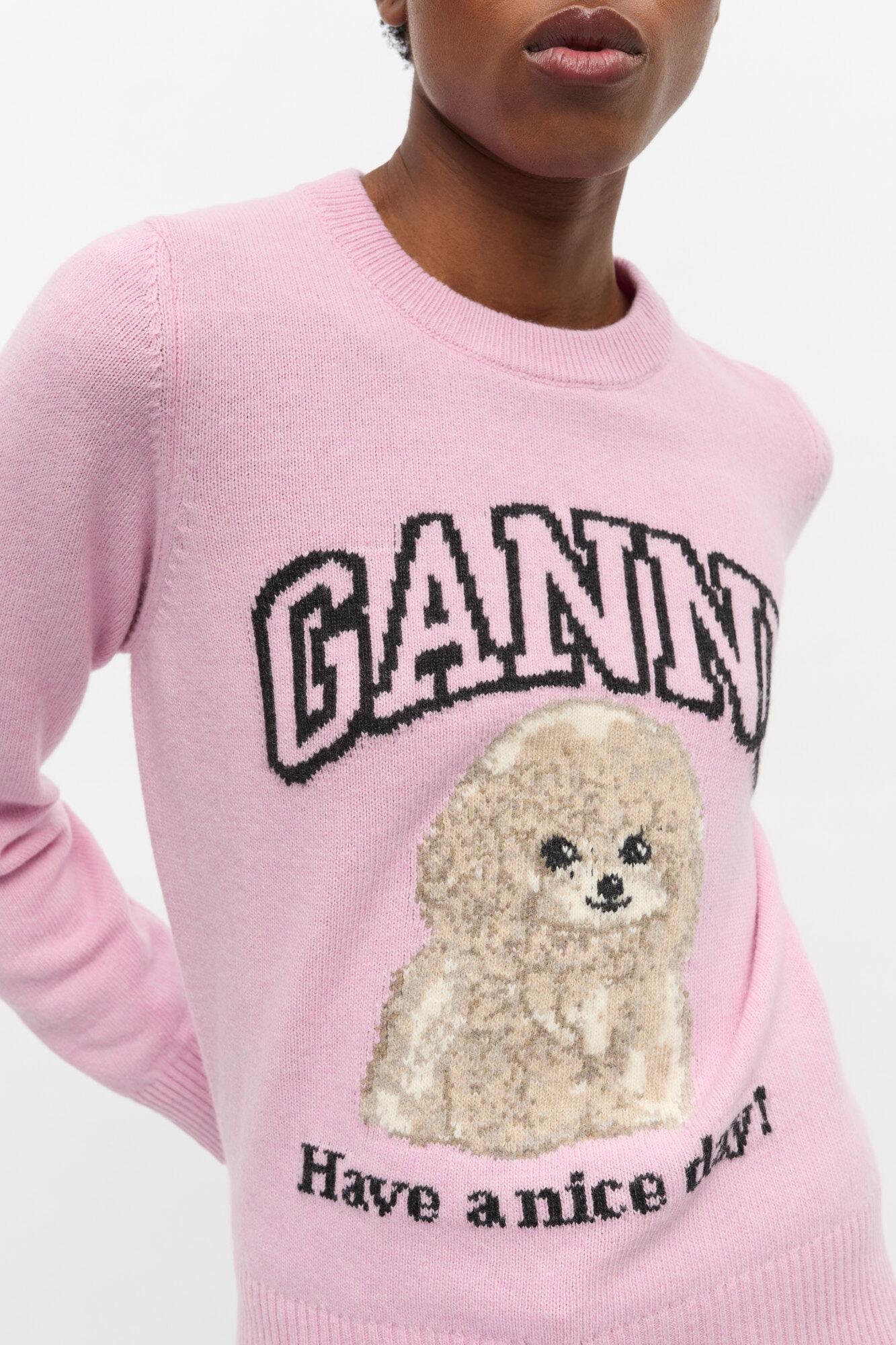 Pink Poodle Sweater Product Image