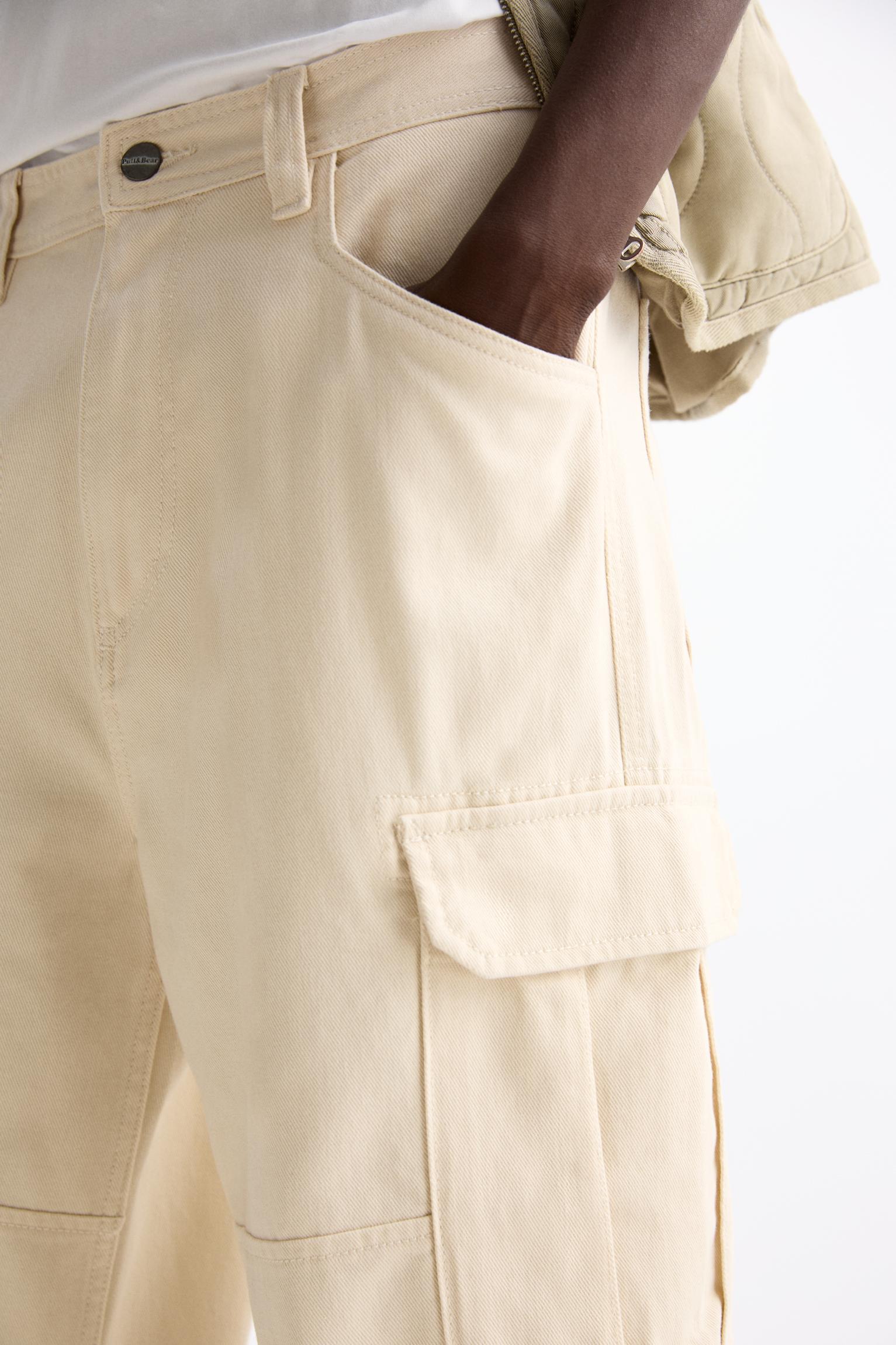 Cargo pants with seams Product Image
