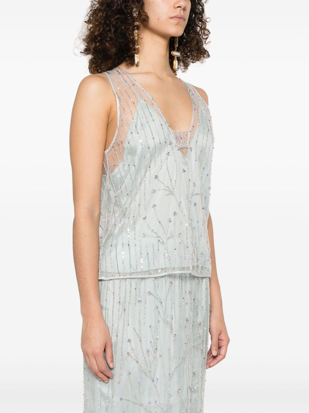 bead-embellished top Product Image