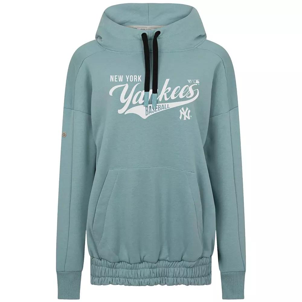 Women's Levelwear Blue New York Yankees Waterfall Glide Pullover Hoodie,  Product Image