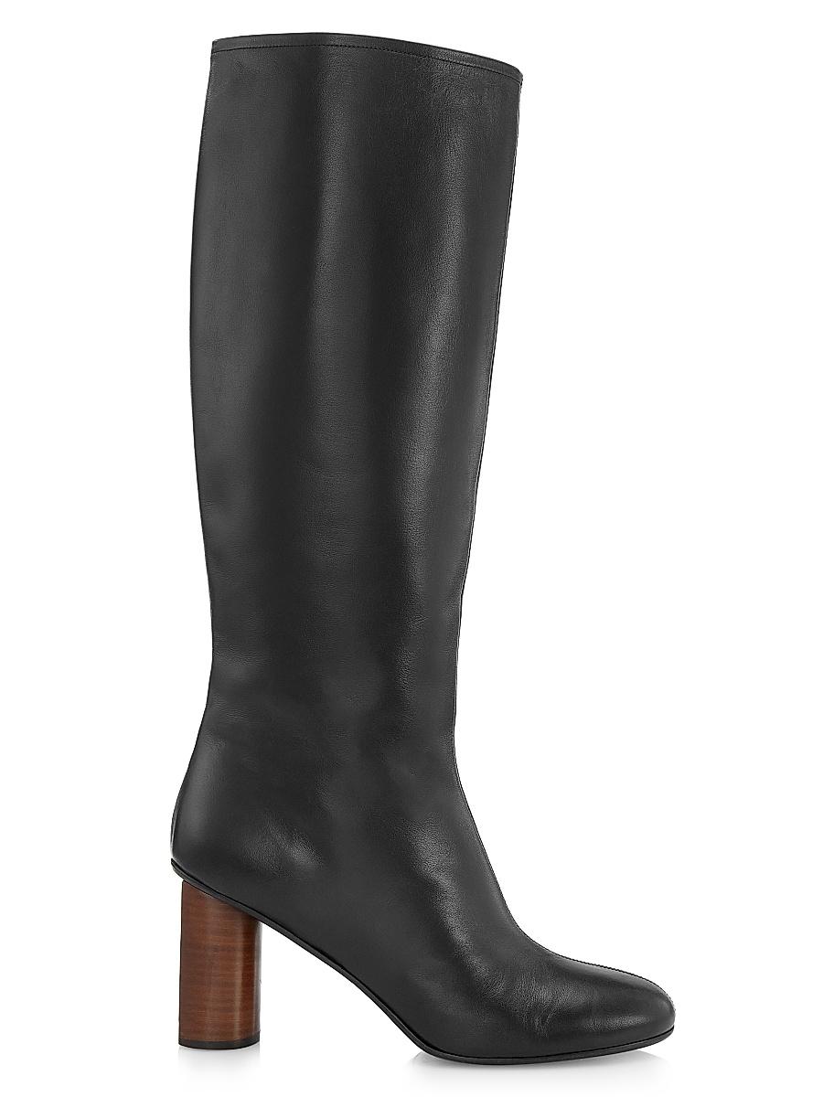 Womens Co-Front 80MM Leather Tall Boots Product Image