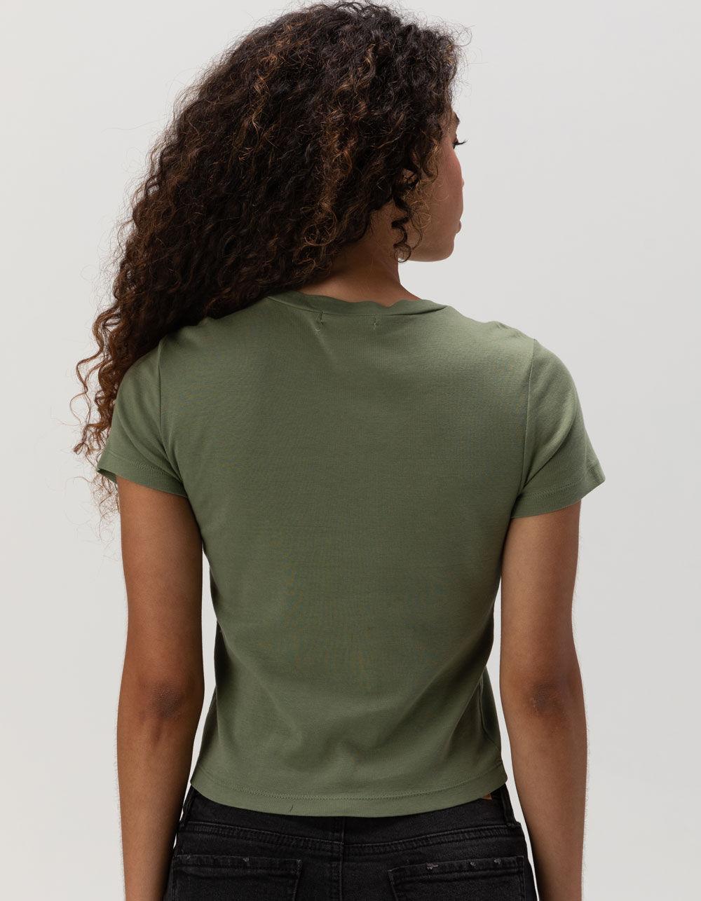 FULL TILT Lucky You Womens Tee - GREEN Product Image