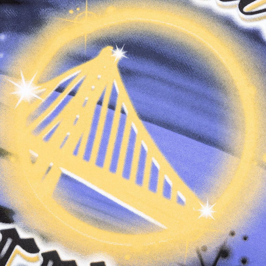 FEATURE x Golden State Warriors Airbrush Tee - Black Male Product Image