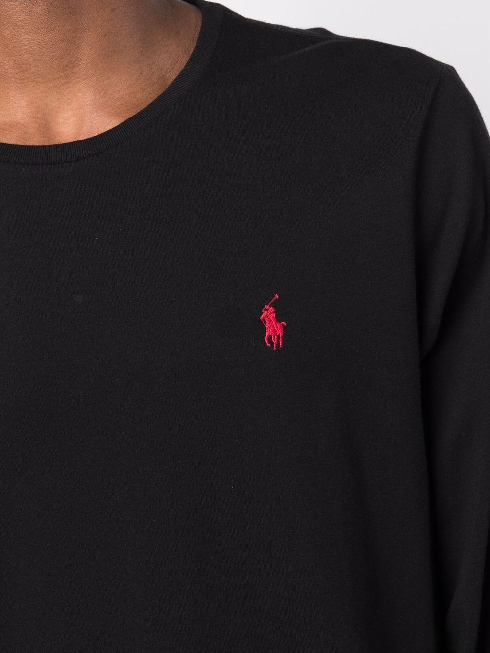 Classic logo-embroidered long-sleeve T-shirt Product Image