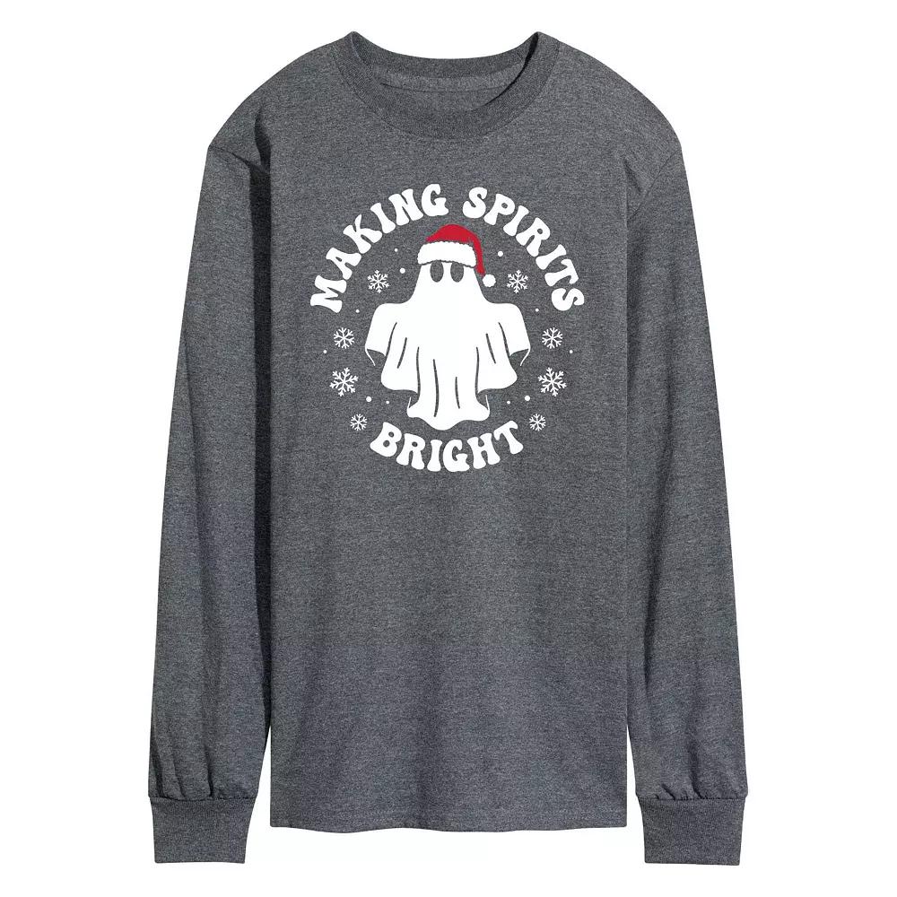 Men's Making Spirits Bright Long Sleeve Tee,  Product Image