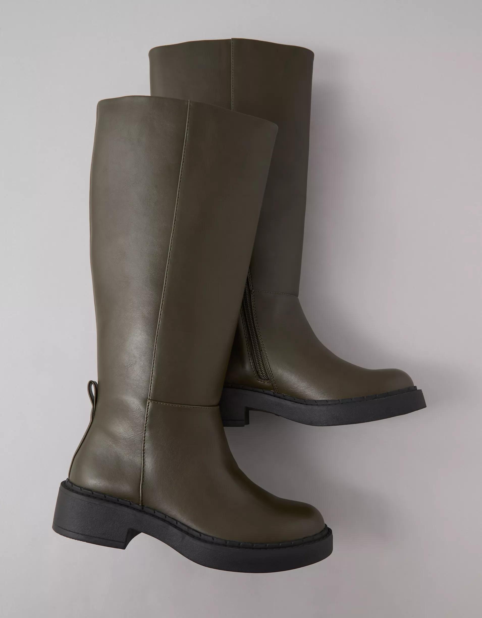 AE Vegan Leather Riding Boot Product Image