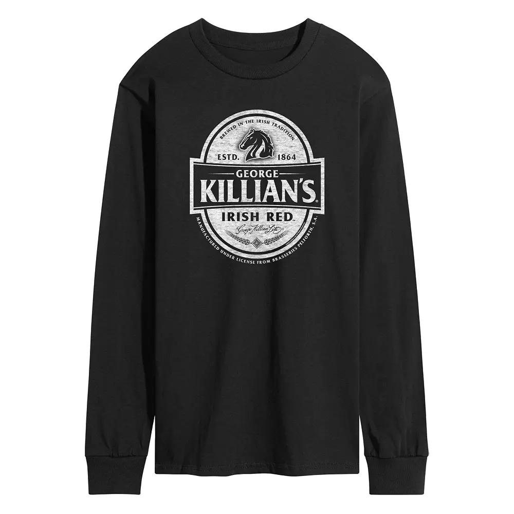Men's Killians Label Long Sleeve Graphic Tee,  Product Image